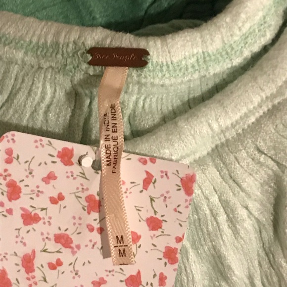 Free People Cora Lee Off The Shoulder Shirt - Picture 6 of 6